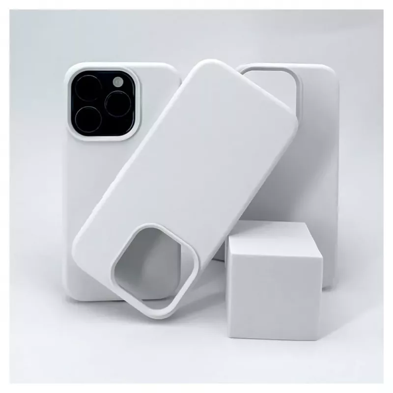 Evelatus Capa em Silicone Premium Soft Touch Branca para Apple iPhone 14 Pro