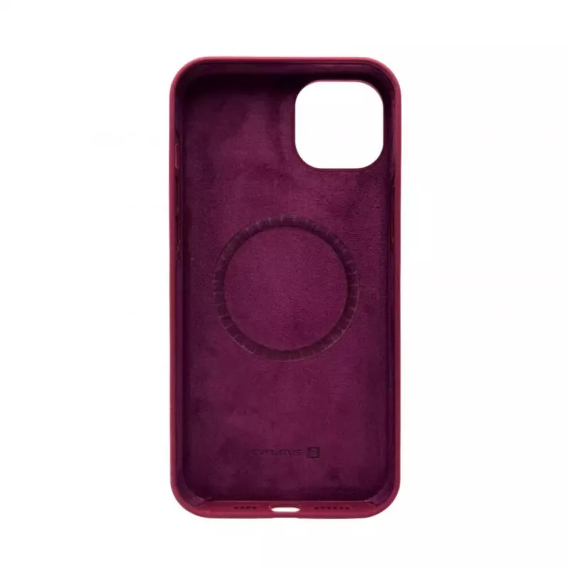 Evelatus Capa em Silicone Premium Soft Touch com MagSafe Ameixa para Apple iPhone 14 Plus