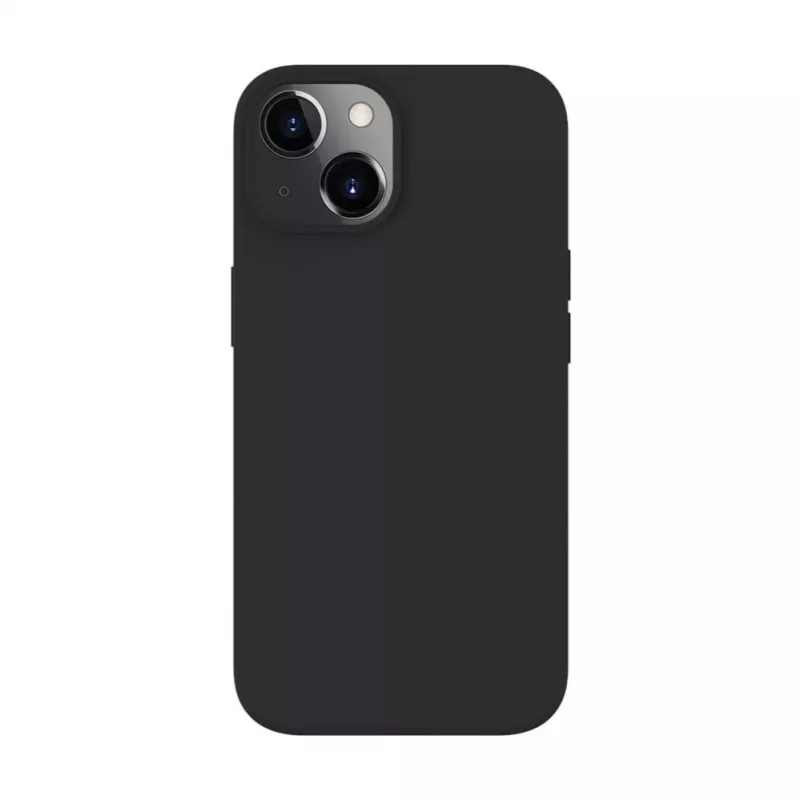 Evelatus Capa em Silicone Premium Soft Touch com MagSafe Preta para Apple iPhone 14 / 13