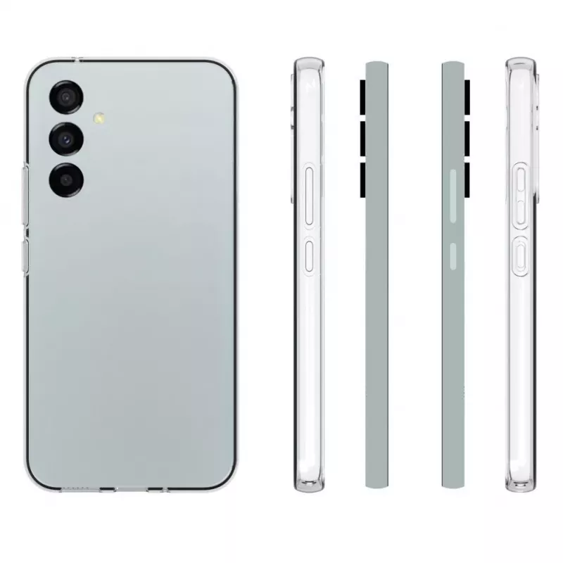 Evelatus Capa de silicone transparente para Samsung Galaxy S23 Plus 1,5mm TPU