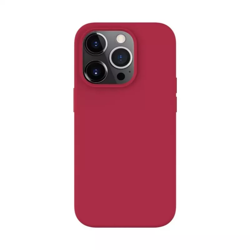 Evelatus Capa de silicone Premium Soft Touch para Apple iPhone 14 Pro 6,1 vermelha