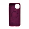 Evelatus Capa de silicone Premium MagSafe Soft Touch para Apple iPhone 14 ameixa