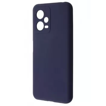 Evelatus Capa de silicone Premium Soft Touch para Xiaomi Redmi Note 12 / Poco X5 azul meia-noite