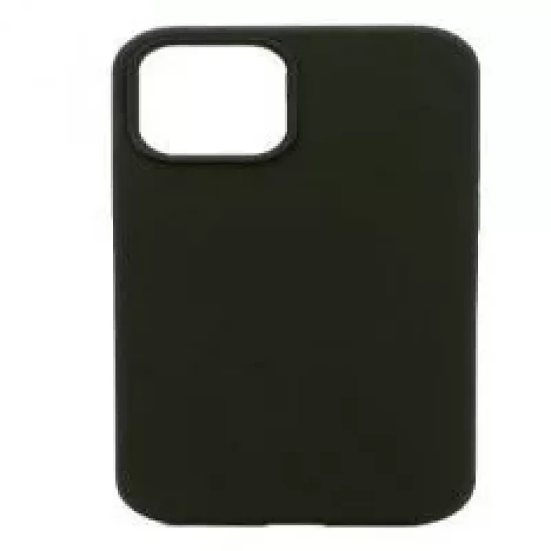 Evelatus Capa de silicone Premium MagSafe Soft Touch para Apple iPhone 12 Pro verde-escura