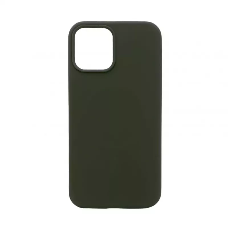 Evelatus Capa de silicone Premium MagSafe Soft Touch para Apple iPhone 12 Pro verde-escura