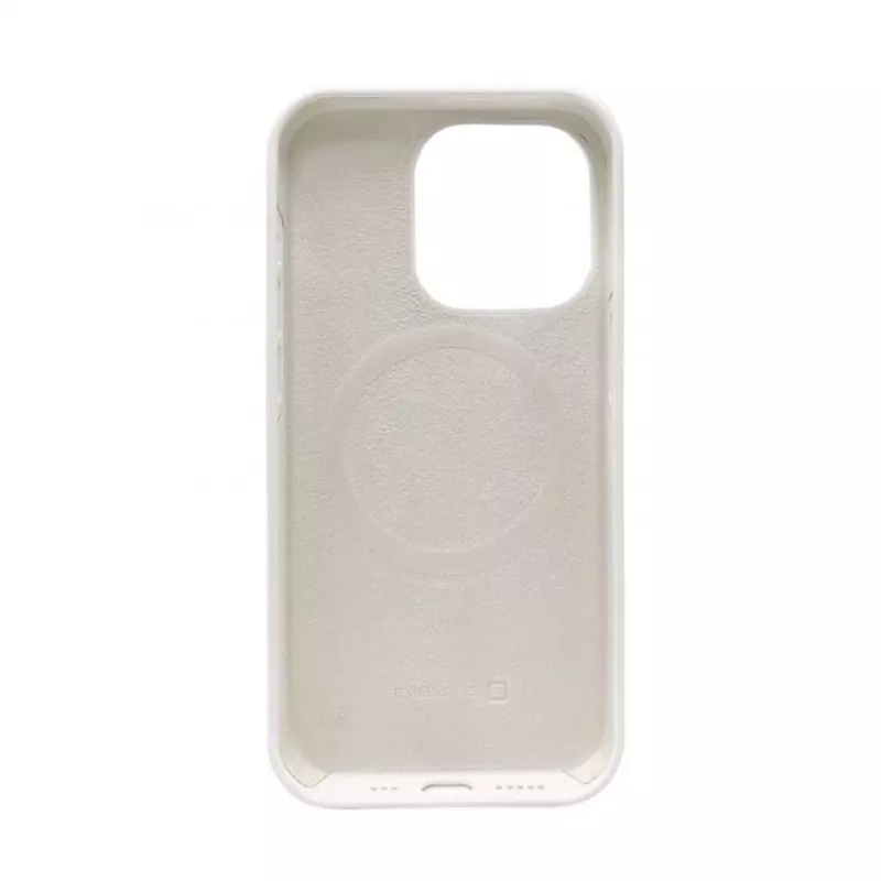 Evelatus Capa de silicone Premium MagSafe Soft Touch para Apple iPhone 12 Pro branca
