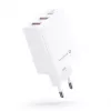 Evelatus Carregador de viagem ETC06 tomada EU 3 portas 32W USB-C / USB-A2 branco