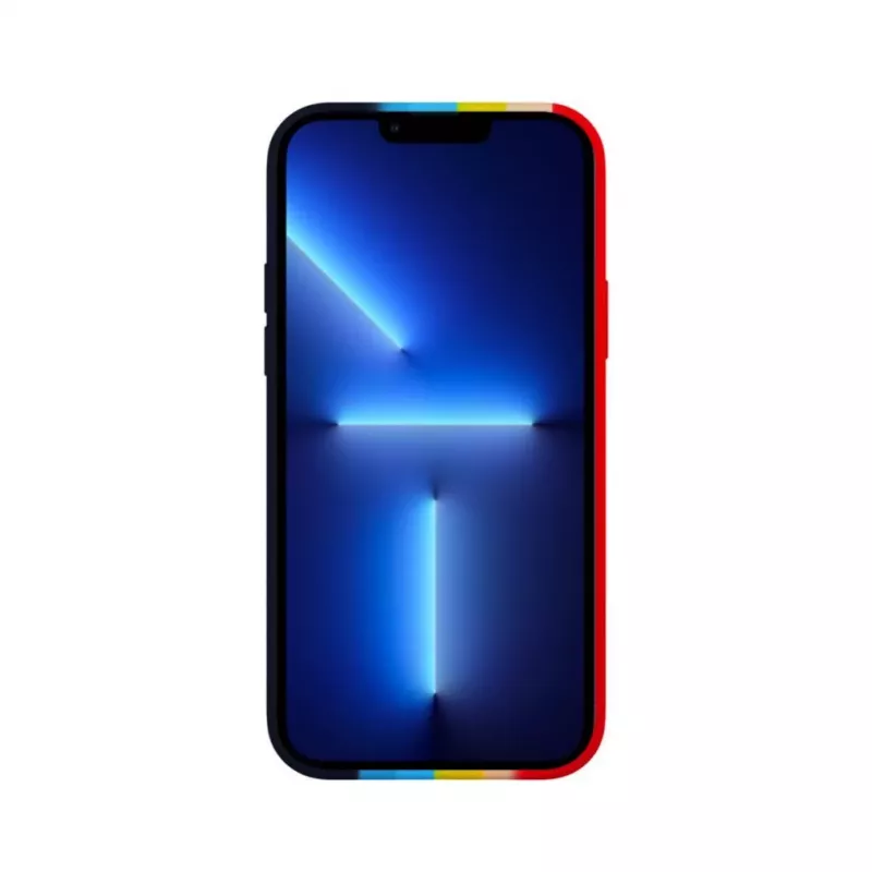 Evelatus Capa de silicone para Apple iPhone 13 Pro Max multicolor arco-íris