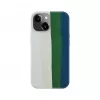 Evelatus Capa de silicone para Apple iPhone 14 multicolor verde