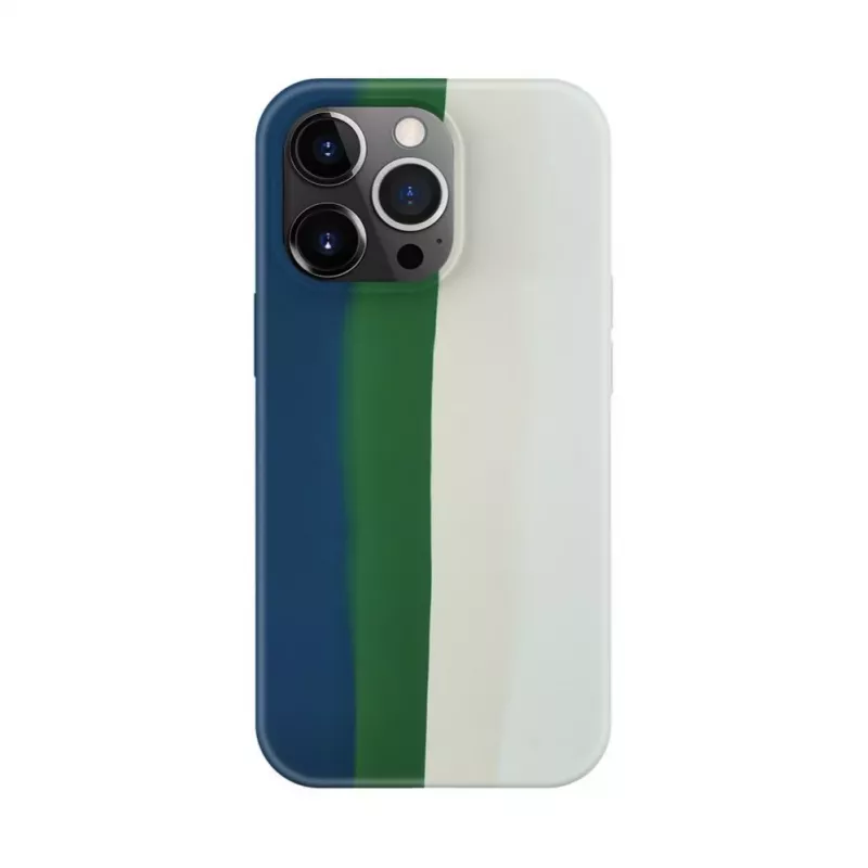 Evelatus Capa de silicone para Apple iPhone 14 Pro Max multicolor verde