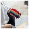 Evelatus Capa de silicone para Apple iPhone 14 Pro Max multicolor arco-íris