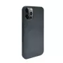 iLike Capa de silicone e plástico para Apple iPhone 12 / 12 Pro Eco Print Design preta