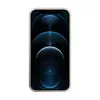 iLike Capa de silicone para Apple iPhone 12 Pro Max Eco Print Design branca