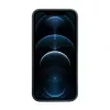 iLike Capa de silicone e plástico para Apple iPhone 12 Pro Max Eco Print Design preta
