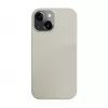 iLike Capa de silicone e plástico para Apple iPhone 13 Eco Print Design branca