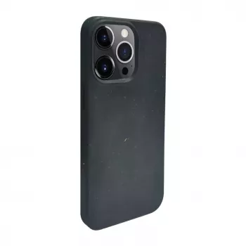 iLike Capa de silicone e plástico para Apple iPhone 13 Pro Eco Print Design preta
