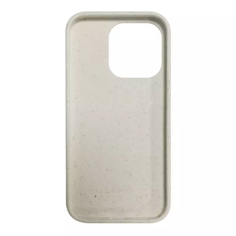 iLike Capa de silicone e plástico para Apple iPhone 13 Pro Eco Print Design branca