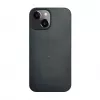 iLike Capa de silicone e plástico para Apple iPhone 14 Eco Print Design preta