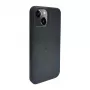iLike Capa de silicone e plástico para Apple iPhone 14 Eco Print Design preta