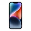 iLike Capa de silicone e plástico para Apple iPhone 14 Eco Print Design branca