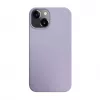 iLike Capa de silicone e plástico para Apple iPhone 14 Eco Print Design flor lilás