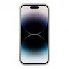 iLike Capa de silicone TPU para Apple iPhone 14 Pro Max Eco Print Design branca