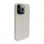 iLike Capa de silicone TPU para Apple iPhone 14 Pro Max Eco Print Design branca