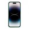 iLike Capa de silicone e plástico para Apple iPhone 14 Pro Max Eco Print Design flor verde