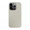 iLike Capa de silicone e plástico para Apple iPhone 14 Pro Eco Print Design branca