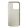 iLike Capa de silicone e plástico para Apple iPhone 14 Pro Eco Print Design branca