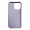 iLike Capa de silicone e plástico para Apple iPhone 14 Pro Eco Print Design flor lilás