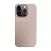 iLike Capa de silicone e plástico para Apple iPhone 14 Pro Eco Print Design bege