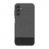 iLike Capa traseira em pele sintética para Samsung Galaxy A14 5G cinzenta
