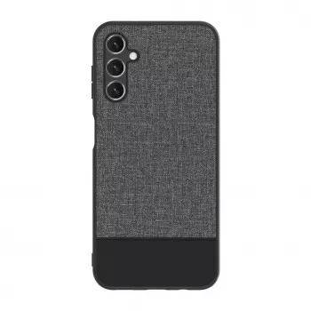 iLike Capa traseira em pele sintética para Samsung Galaxy A14 5G cinzenta