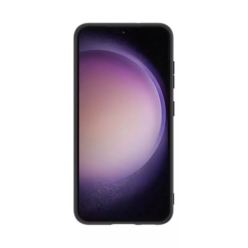 iLike Capa traseira em pele sintética para Samsung Galaxy S23 preta