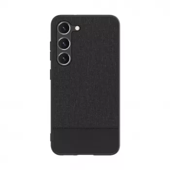 iLike Capa traseira em pele sintética para Samsung Galaxy S23 Plus preta