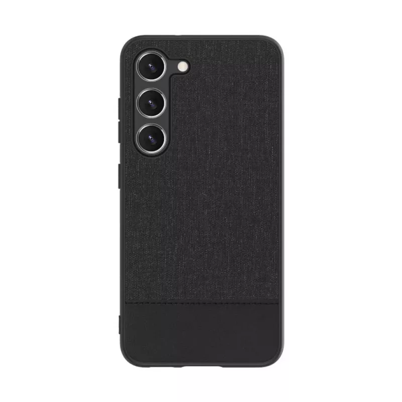 iLike Capa traseira em pele sintética para Samsung Galaxy S23 Plus preta