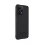 Capa traseira de couro plástico iLike para Xiaomi Redmi Note 12 / Poco X5 preto