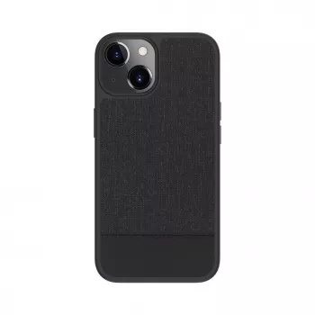 Capa traseira de couro plástico iLike para Apple iPhone 14 preto