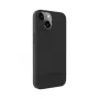 Capa traseira de couro plástico iLike para Apple iPhone 14 preto