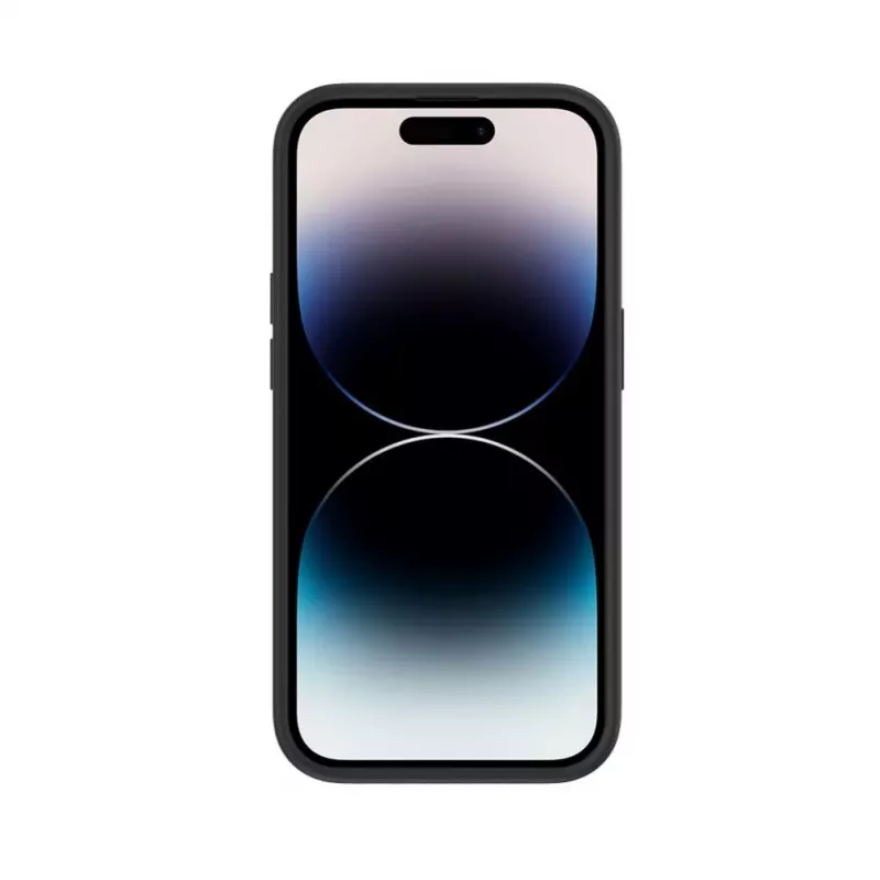Capa traseira de couro plástico iLike para Apple iPhone 14 Pro Max cinzento