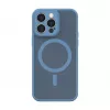 Capa híbrida Evelatus para Apple iPhone 13 Pro com MagSafe e proteção da câmara PC+TPU azul-claro