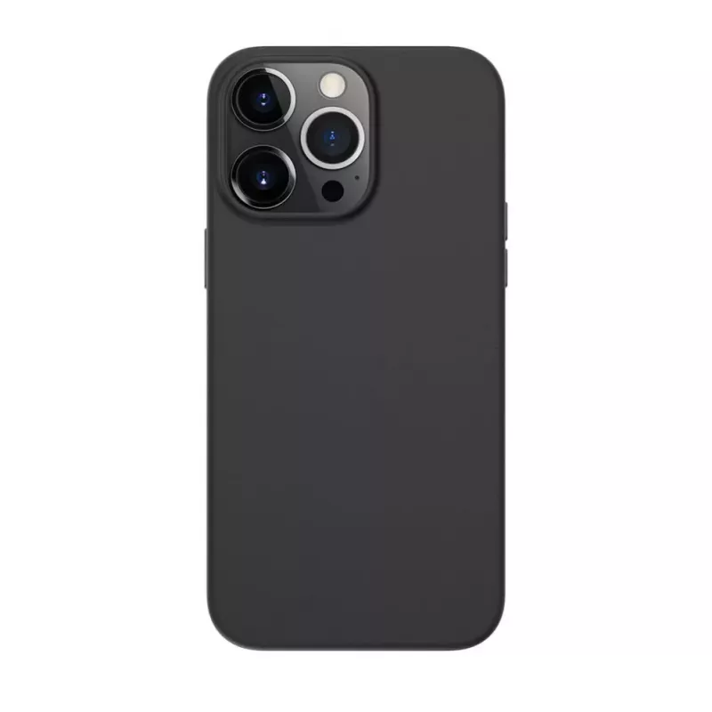 Capa Evelatus em pele genuína para Apple iPhone 13 Pro Max com MagSafe preto