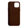 Capa Evelatus em pele genuína para Apple iPhone 14 com MagSafe castanho