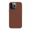Capa Evelatus em pele genuína para Apple iPhone 14 Pro com MagSafe castanho
