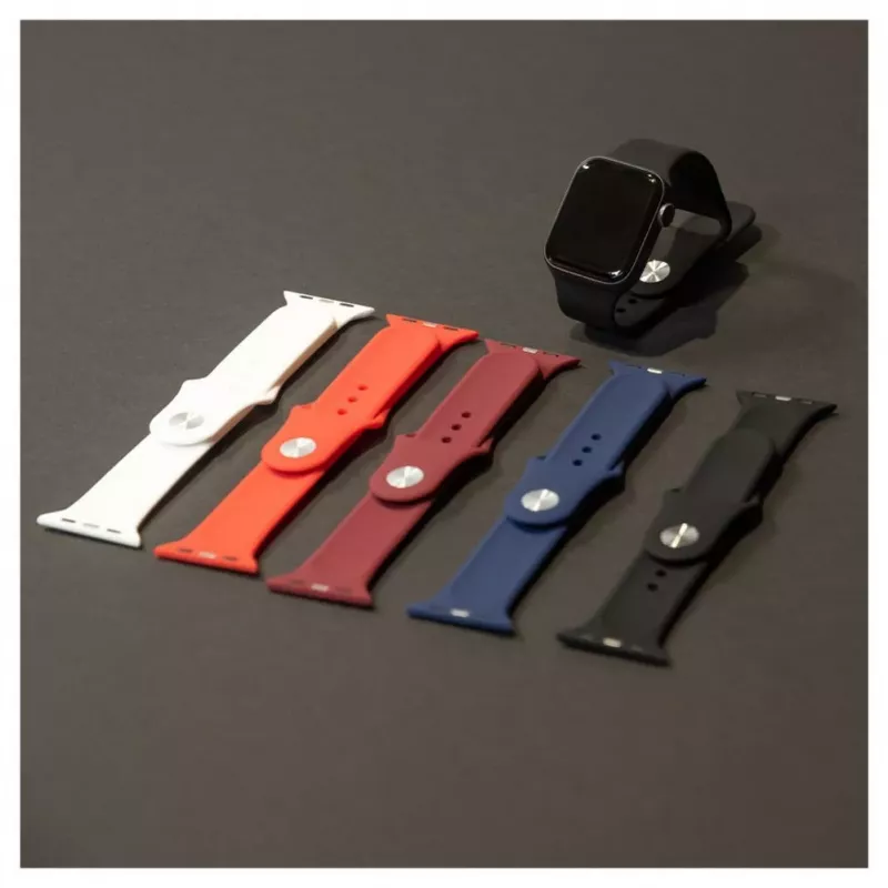 Pulseira de silicone Loop Evelatus para 38/40/41mm (110mm S/M) vermelho