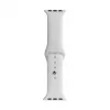 Pulseira de silicone Loop Evelatus para Apple Watch 38/40/41mm (110mm S/M) branco