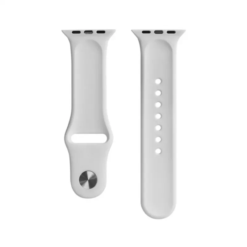 Pulseira de silicone Loop Evelatus para Apple Watch 38/40/41mm (110mm S/M) branco