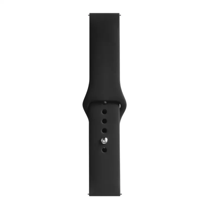 Pulseira de silicone Loop Evelatus de 20mm (S/M 110mm) preto