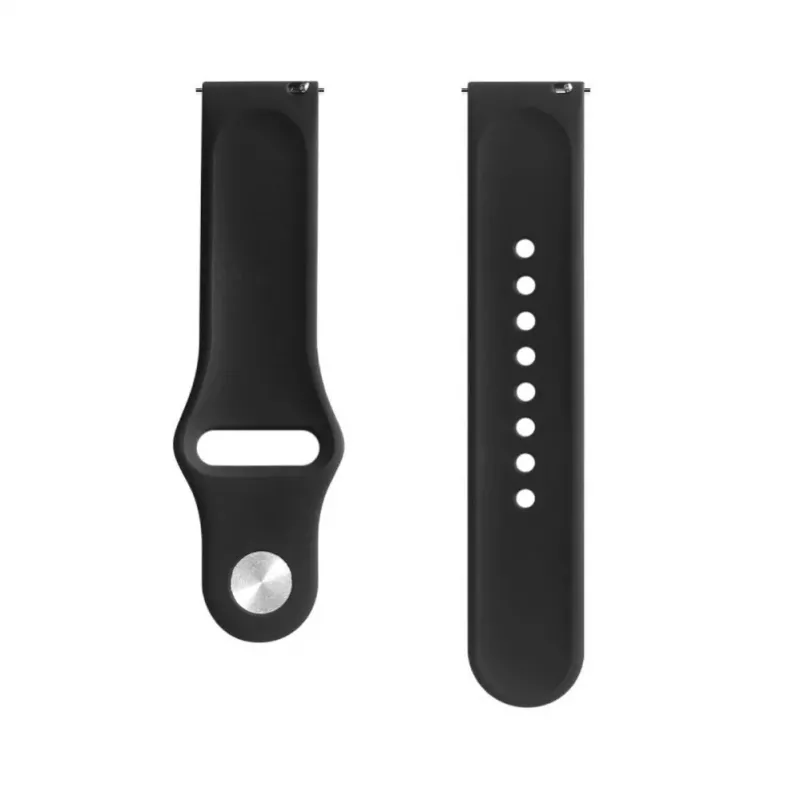 Pulseira de silicone Loop Evelatus de 22mm (S/M 110mm) preto